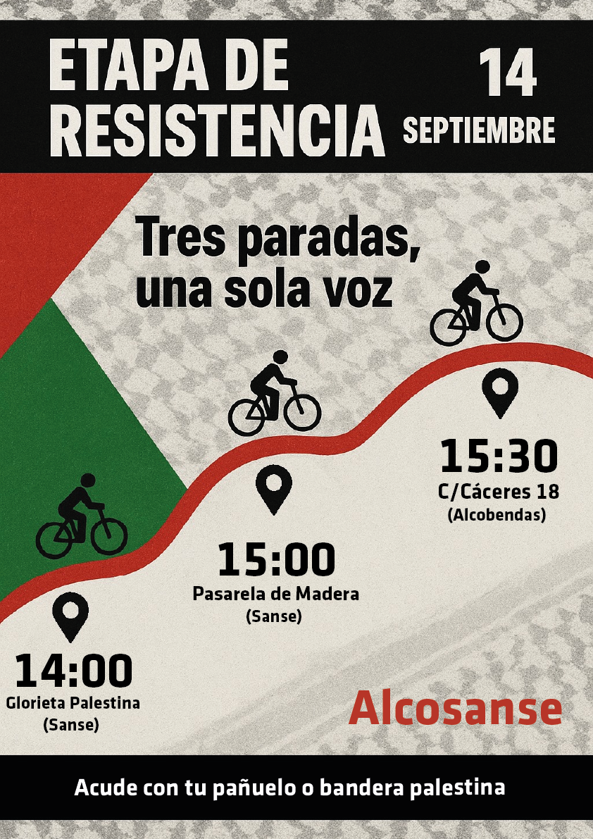 Movilización durante La Vuelta